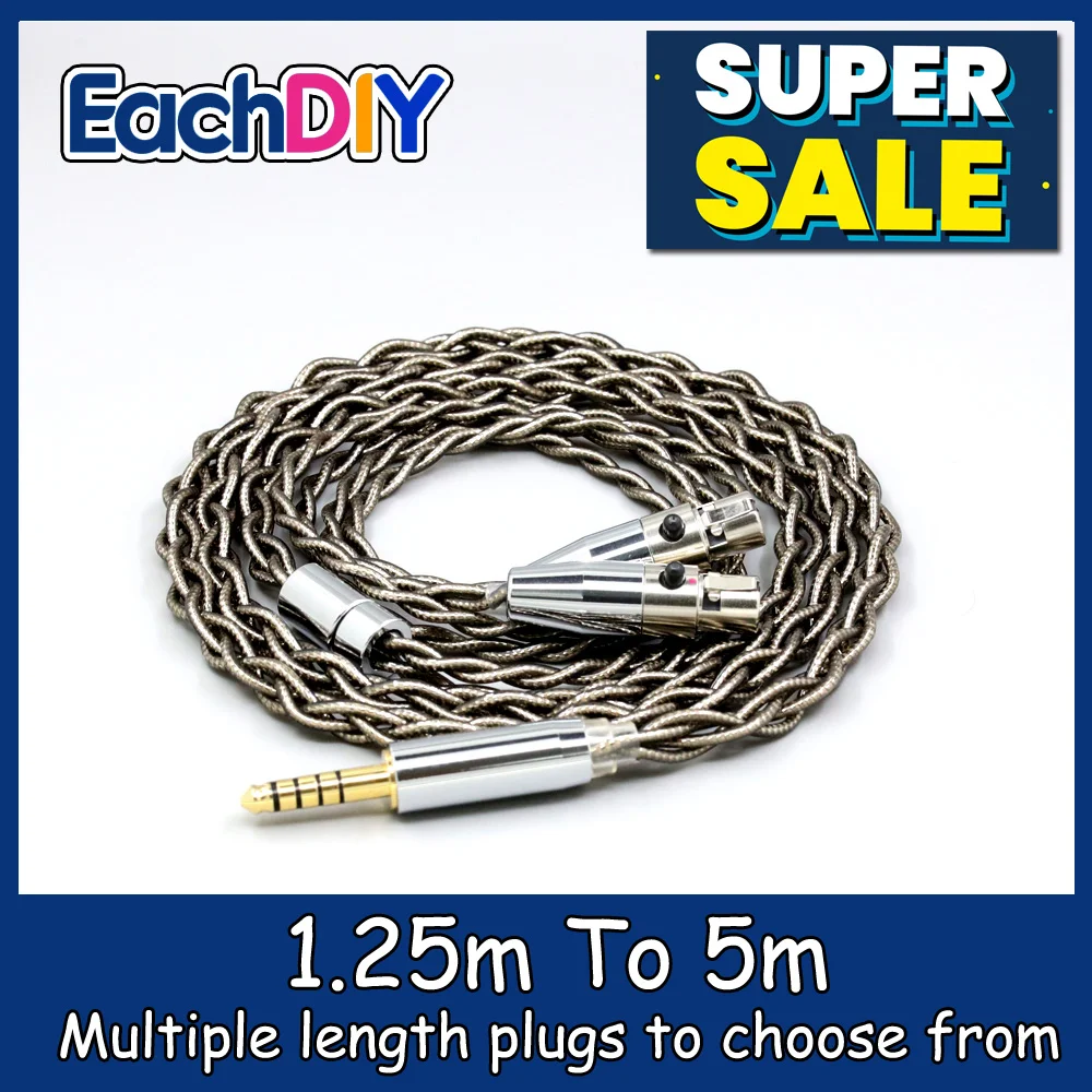 

99% Pure Silver Palladium + Graphene Gold Earphone Shielding Cable For Audeze LCD-3 LCD-2 LCD-X LCD-XC LCD-4z LCD-MX4 LN008221