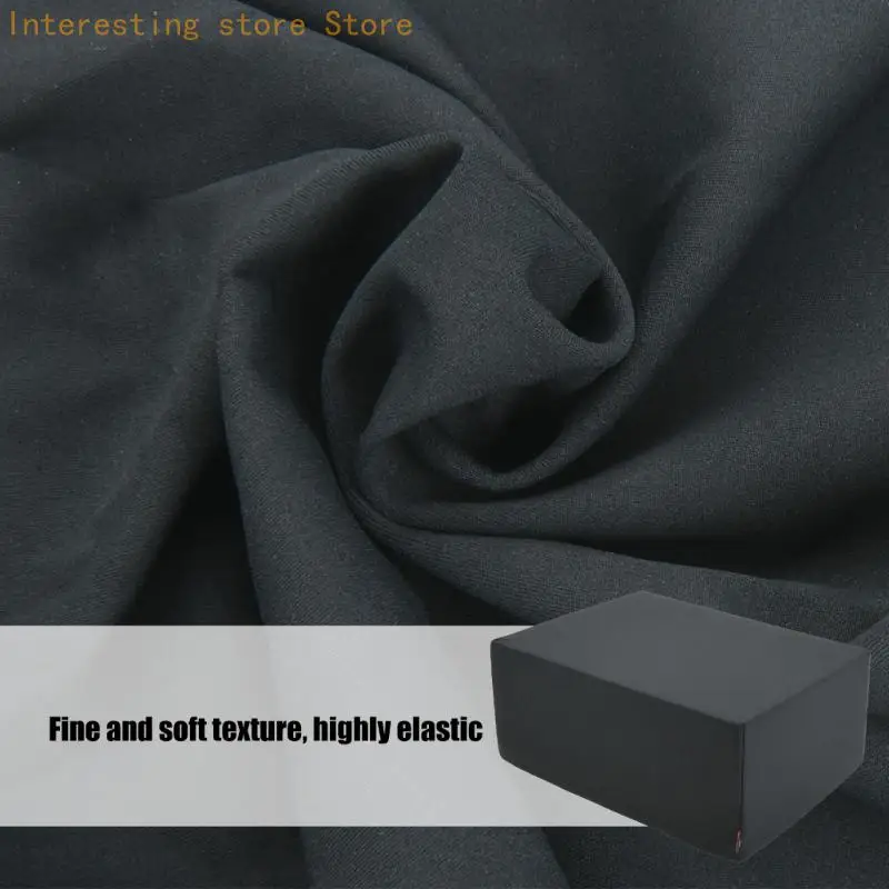Schwarzer Röhrenverstärker-Staubschutz für Stereo-70/Stereo-70Series II, geformter Eck-Stretch-Stoffbezug für Idles Home Gear – Detail 9