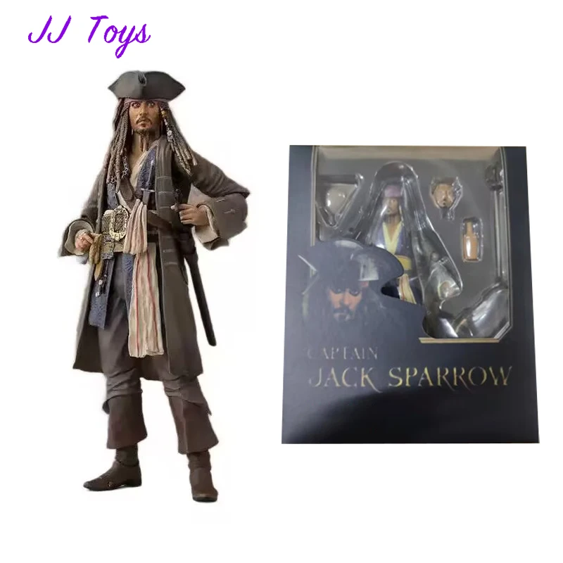 

16cm Movie Figures Movable Jack Sparrow Action Figure Statue Model Doll Collection Toys Gifts