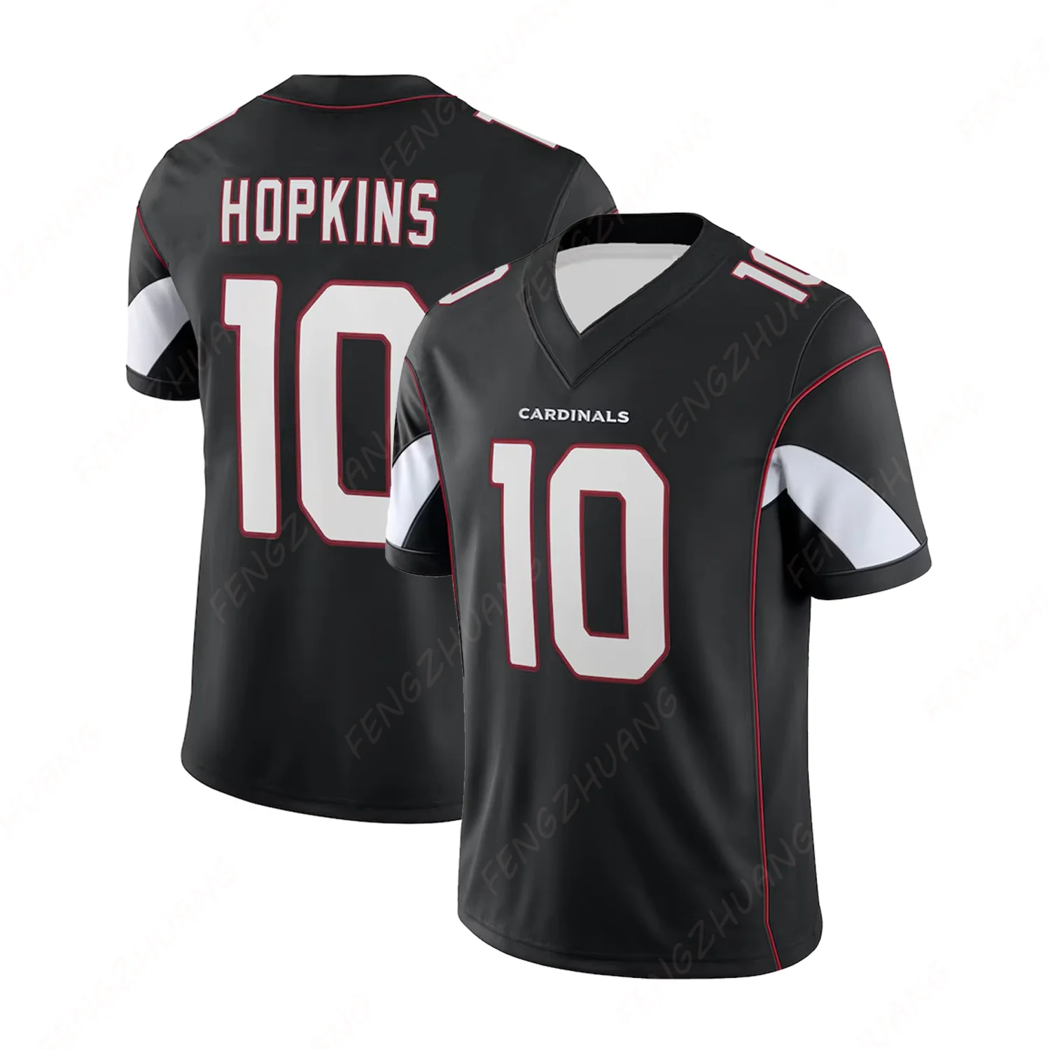 Camiseta de Rugby de secado rápido para hombre y mujer, Jersey de cuello redondo con estampado de deandre-hopkins, jersey unisex de estilo clásico e informal para verano