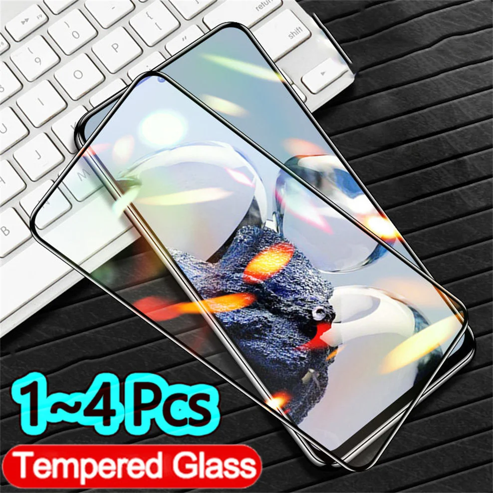 1~4 Pcs, Protective Glass for Xiaomi 13T 12T 11T 10T Screen Protector Mi 10T Lite Xiaomi 11T Tempered Glass Film Xiaomi 12T Pro