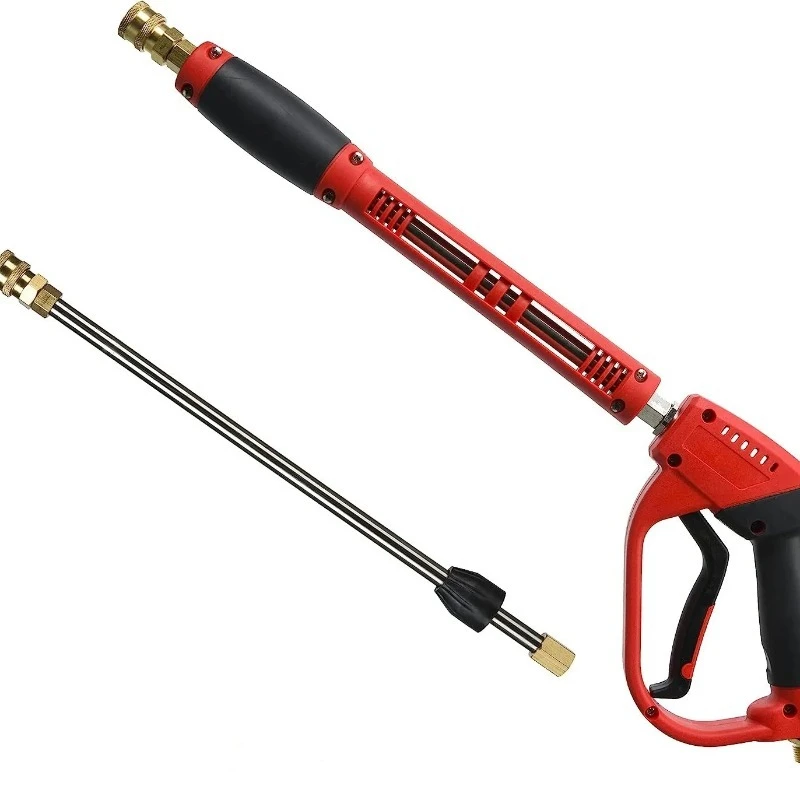 

New High Pressure Cleaner Water Gun 1/4 "Quick Connection M22 * 1.5 Accessories Household Short Power Cleaning Gun