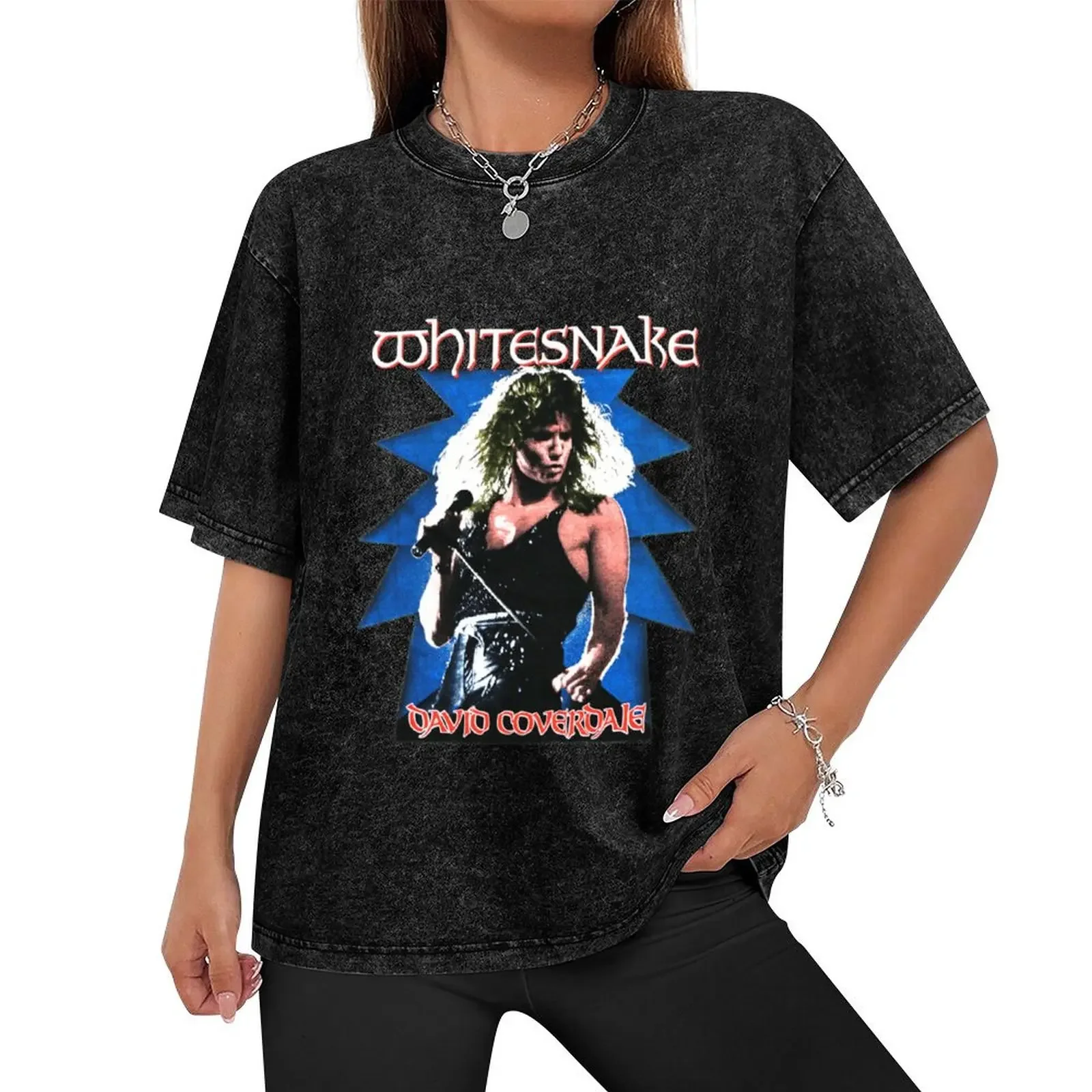 Funny Music Lover Gift Whitesnake Art Band Gift For Fans T-Shirt customs plus size clothes summer top t shirt for men