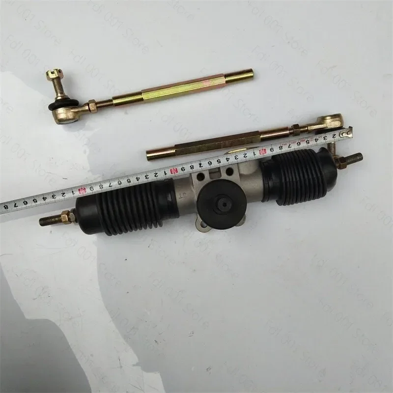 DIY Go Kart Steering Rack Pinion Box 42CM 1.75 Circle Metal Accessory for Four Wheel ATV Karting Build