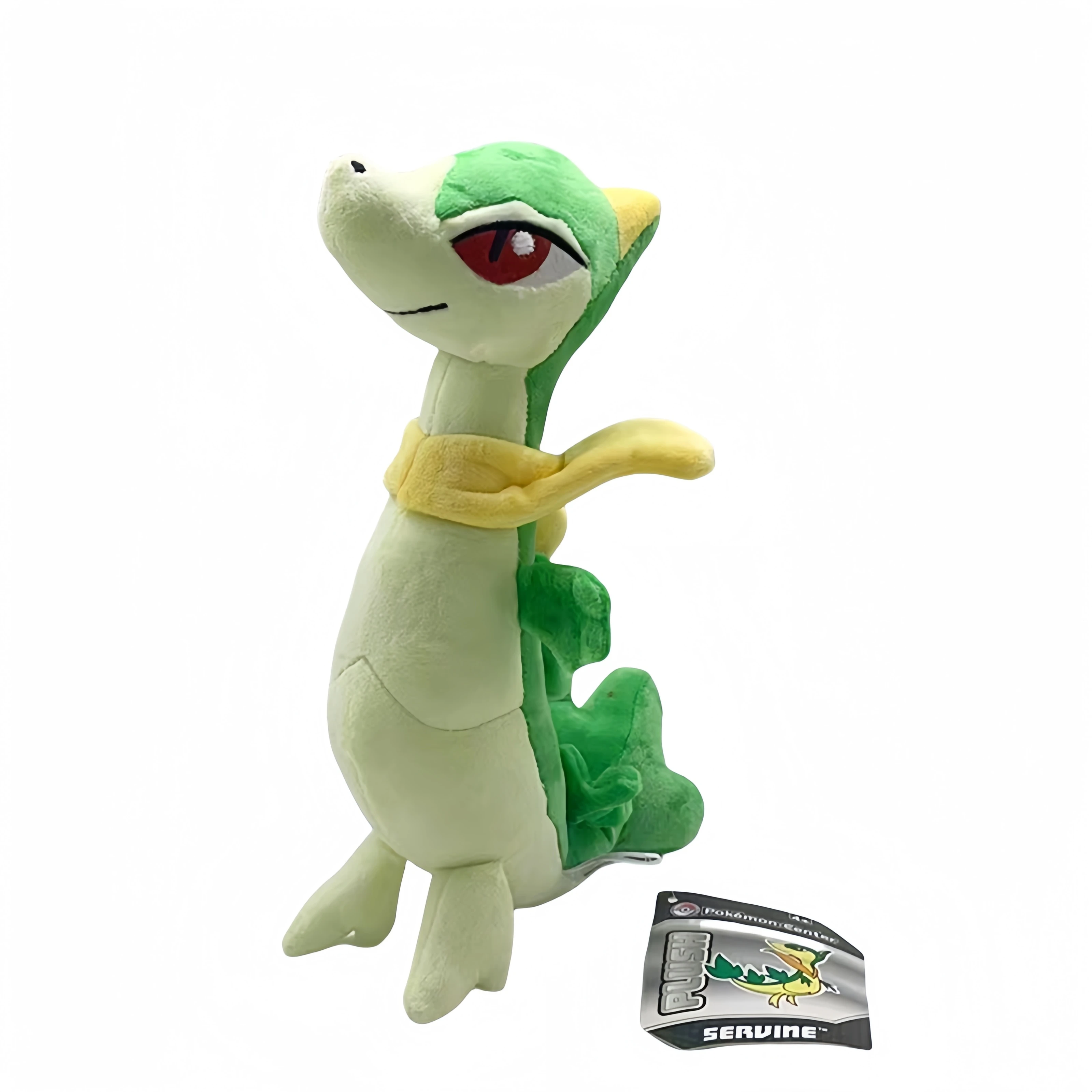 Pokemon Servine Plush Toys Snivy Evolution Stuffed Doll Pikachu Serperior Peluche Kawaii Room Decor Exquisite Xmas Gifts For Kid