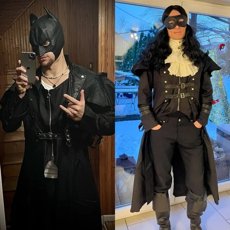 New Style Role-playing Costumes, Medieval Retro Palace Banquets, Zipper Split Long Stage Performance Props Role-playing Costumes