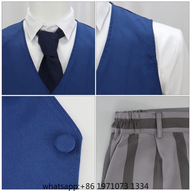 Beastars Cosplay Costume Legoshi Cos Outfits Anime Wolf Clothing for Men Halloween Carnival Party Stage Performance Suit Uniform