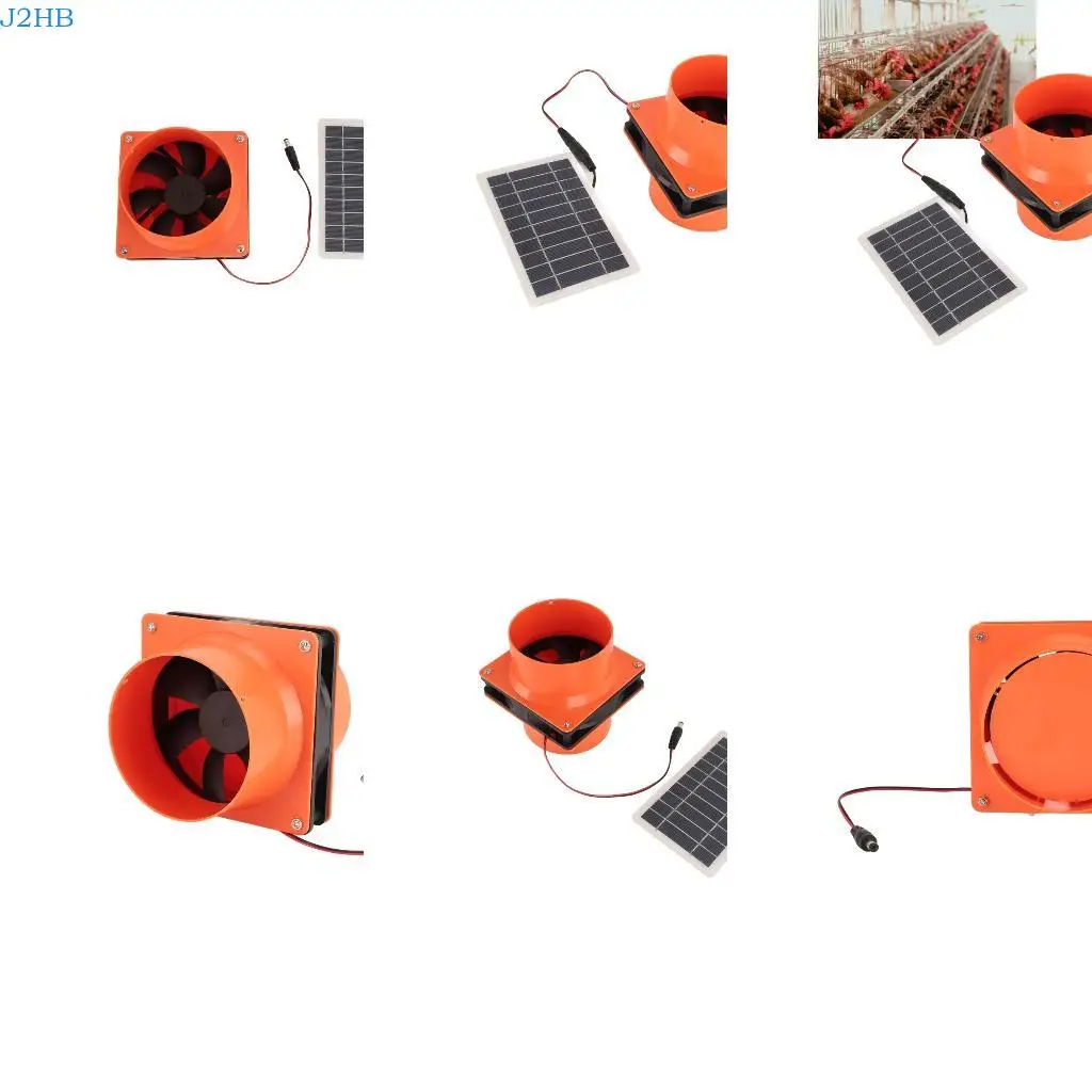 

J2HB Portable Solars Fan for Quick Setups and High Performances Air Circulation