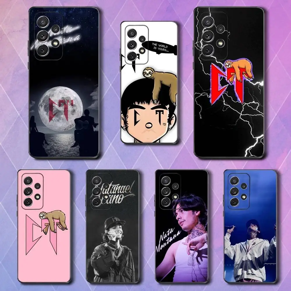 

N-Natanael C-Cano Rapper Phone Case For Samsung S25,S24,S23,S22,S21,S20,S10,Ultra,Plus,Lite,FE,Soft Silicone Black Cover