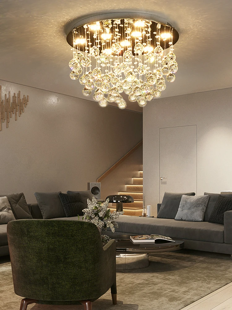 Hanging Lamps for Ceiling Crystal Chandelier Lighting Modern Luxury Ceiling Lamp for the Living room LED Chandeliers for Bedroom