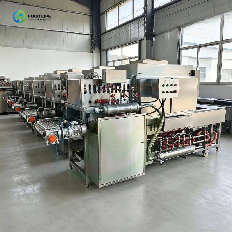 Full Automatic Cow Head Singeing Machine for Slaughterhouse Processing FL Customized