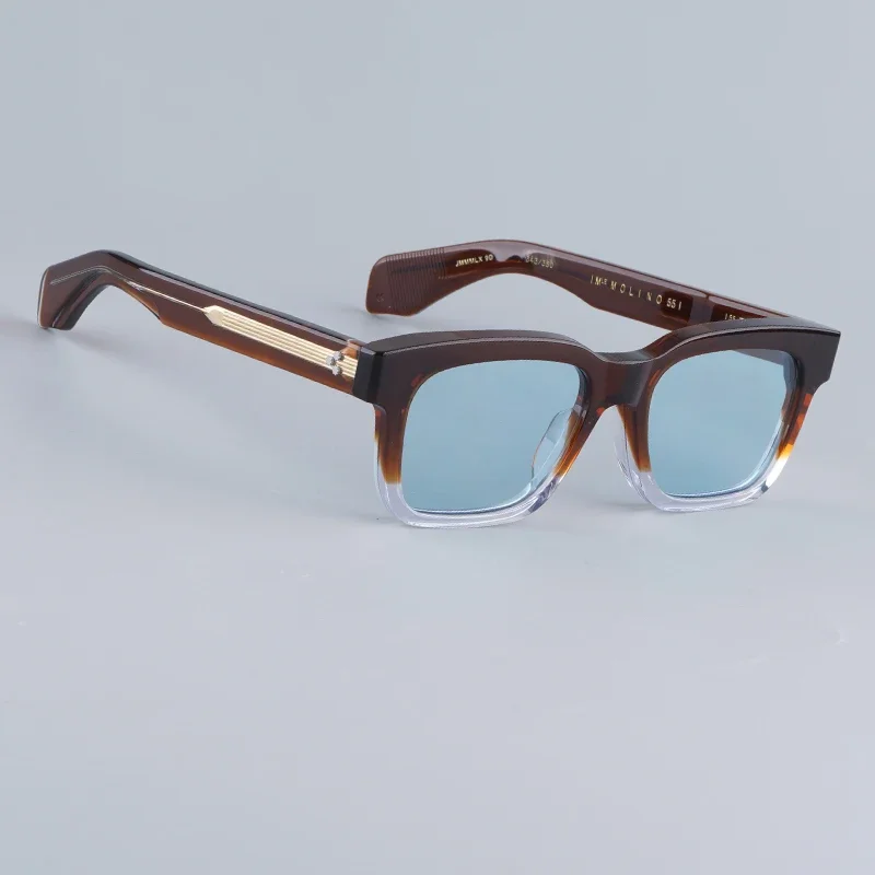 

JMM ins Molino Acetate Square Japan Handmade Sunglasses Prescription Classical Luxury Optical Men and Women Eyeglasses with Case
