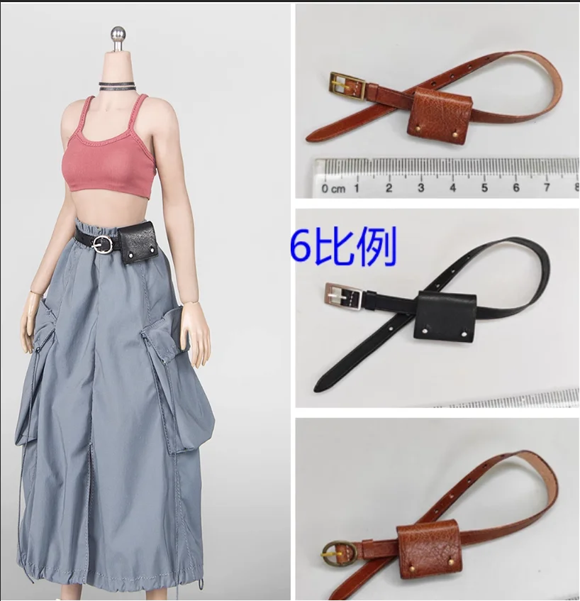 

Snail 1/6 Soldier Mini Packet New Fashion Leather Waist Bag Belt Fit 12'' Action Figure Model In Stock