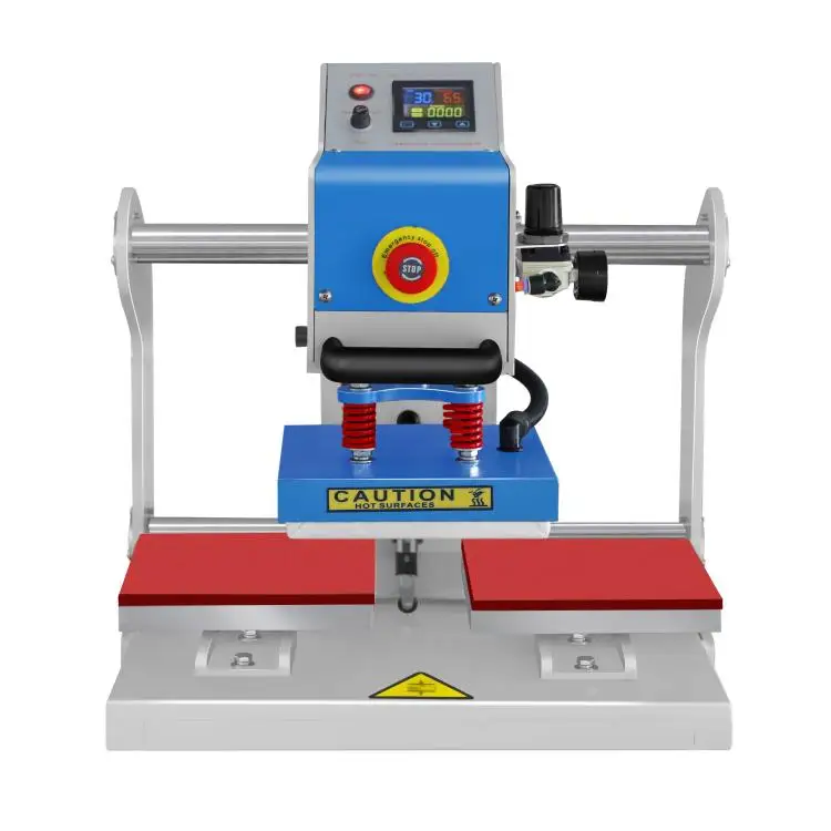 Original New Small Format Pneumatic 20*20 Cm Sublimation Heat Press Machine