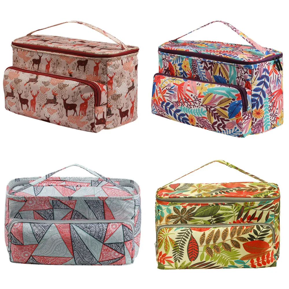 9-stylowa torba dziewiarska z przędzy dla majsterkowiczów Igła Art Craft Uchwyt Tote Organizer do przechowywania Szydełkowa torba Pusta kwadratowa torba do przechowywania