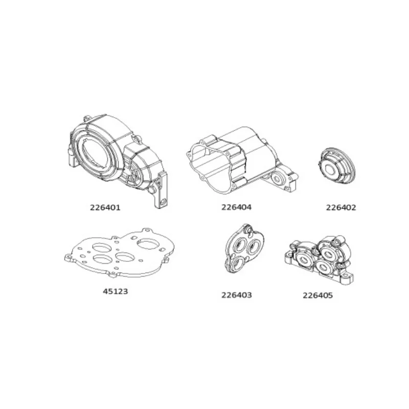 

Корпус трансмиссии CROSSRC Rhino EMOX 226401 CS-97401067