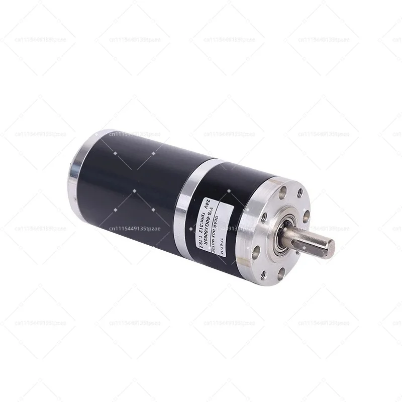 60mm DC Planetary Reduction Motor 12V 24V High Torque 100KG.cm Permanent Magnet Low Speed Gear Drive Motor