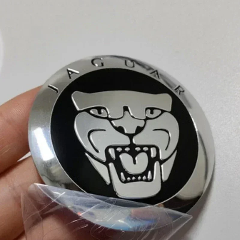 4 قطعة 60 مللي متر جنوط عجلات السيارة مركز Hupcaps ملصقات ل جاكوار XF XJ XE XK F-Type X-Type F-Pace I-Pace E-Pace XKR XFL XJS
