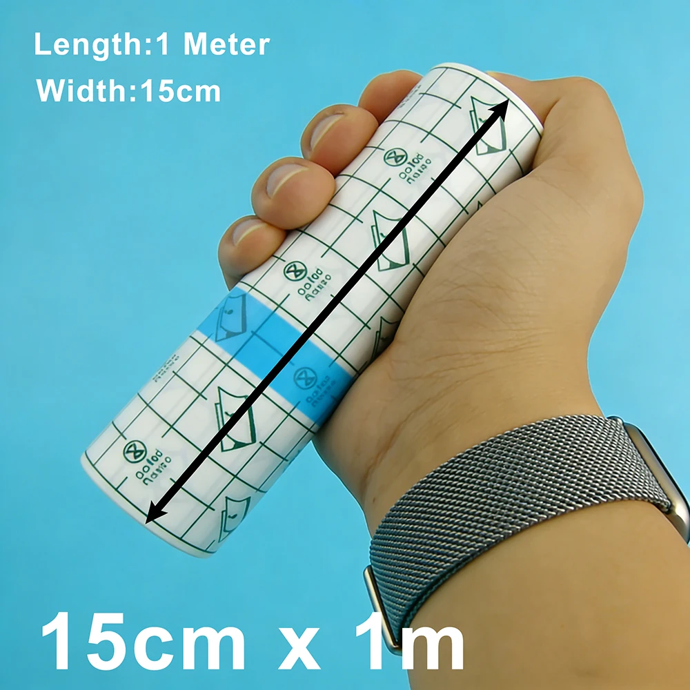 Wasserdichter Schutzfilm für Tattoos, PU-Klebeband für die Nachsorge, Heilung, Tattoo-Reparatur, transparente Hautreparatur-Bandage, Rolle