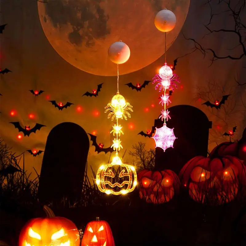 Lighted Halloween Window Decor LED Lights Indoor Decor For Halloween Energy Saving Decorative Tool For Bedroom Wall Door Balcony