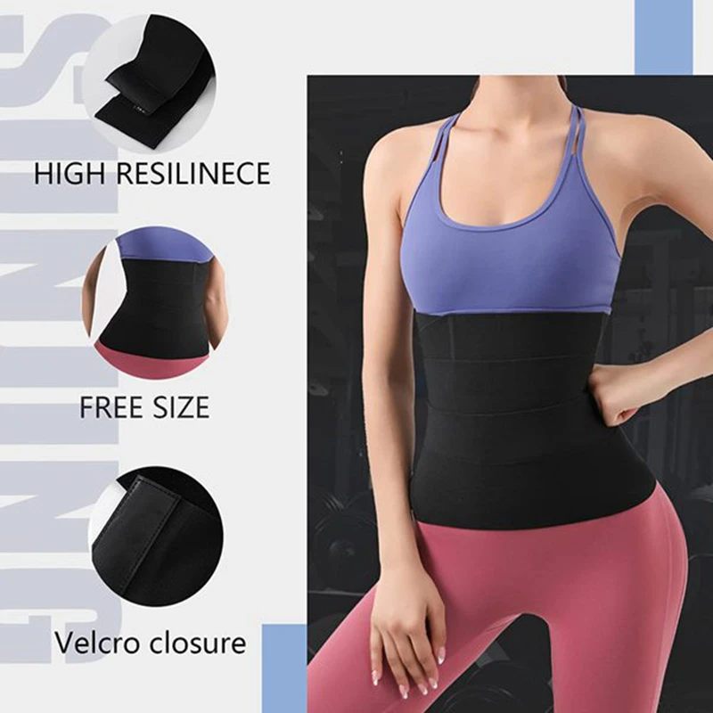 Women's Oversized Waist Trimmer,Yoga Belt To Absorb Sweat,Adjustable Abdomen Belt Training Belt,Waist Support Trainer,5M