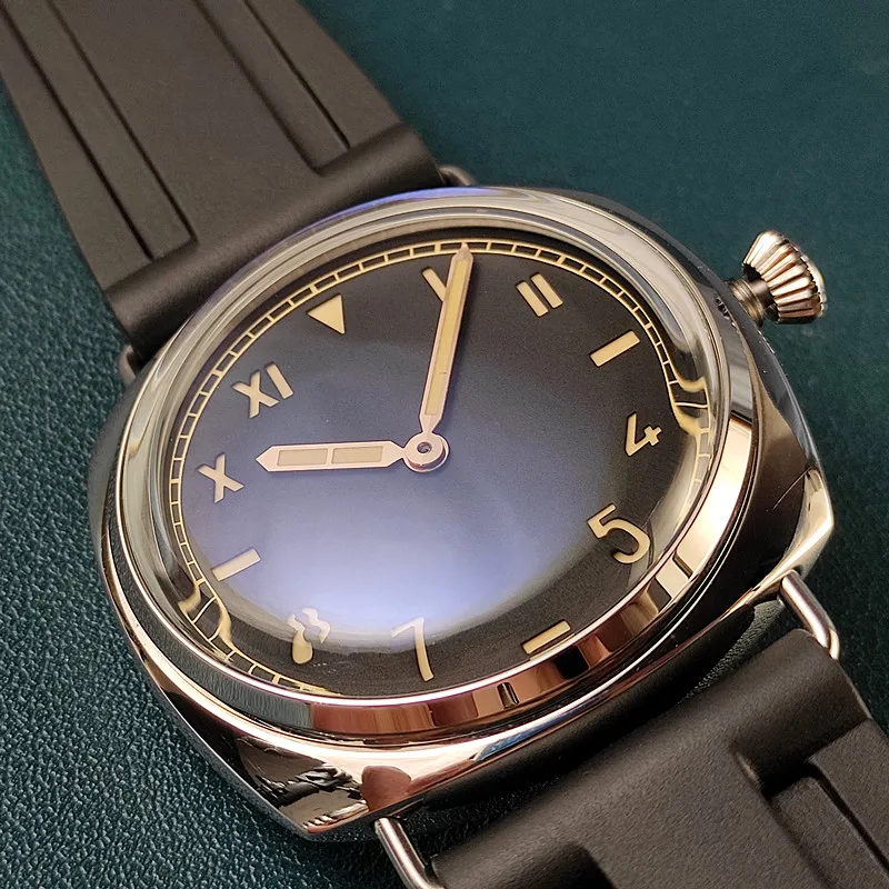 

Men's 44MM Quartz Watch, Miyota 2S60 Movement, Vintage Italian Military Watch, Ultra-Bright Light