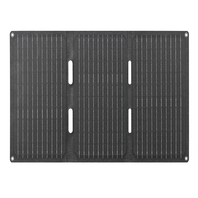 30 واط طوي ETFE شاحن لوحة طاقة شمسية 23% معدل تحويل عالي متعدد الوظائف شاحن بالطاقة الشمسية المحمولة نوع C/USB/DC الناتج