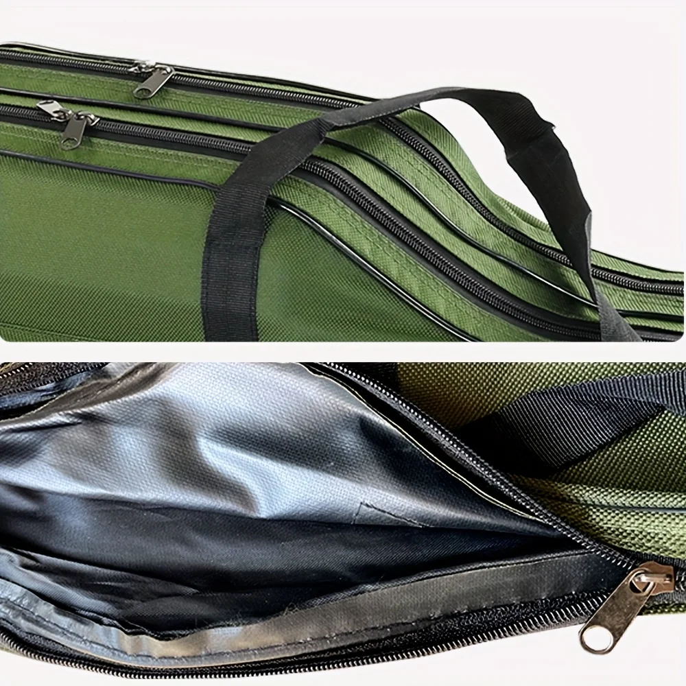 Angelruten-Tasche 122/152/182CM 3-Schicht-Angelrucksack Outdoor-Angeltasche Oxford-Tasche für Angelzubehör und -ausrüstung – Detail 4