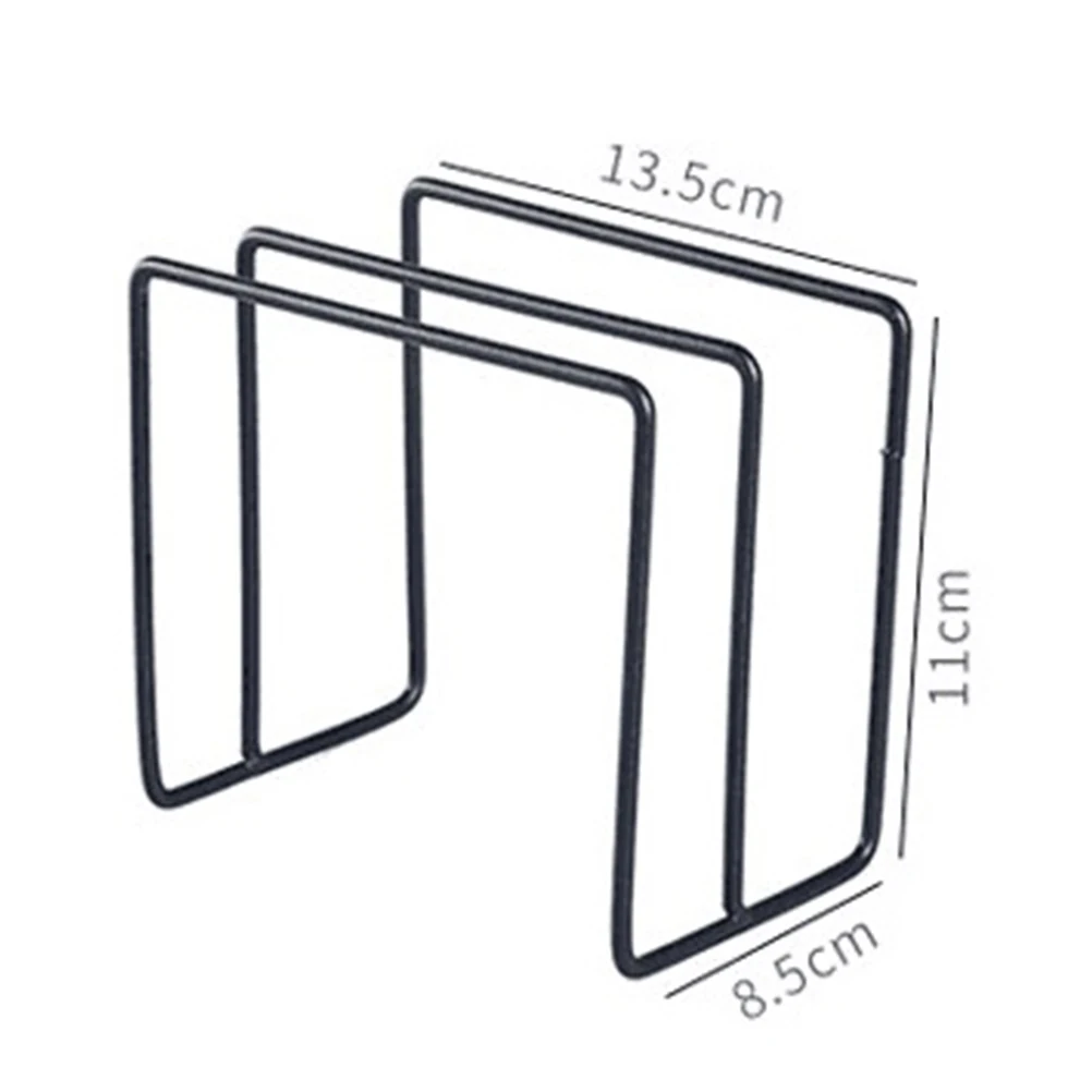 

Kitchen Storage Rack Stainless Steel Pot Lid Shelf Organizer Cutting Board Rack Easy Clean Home Bar Gift Modern Design
