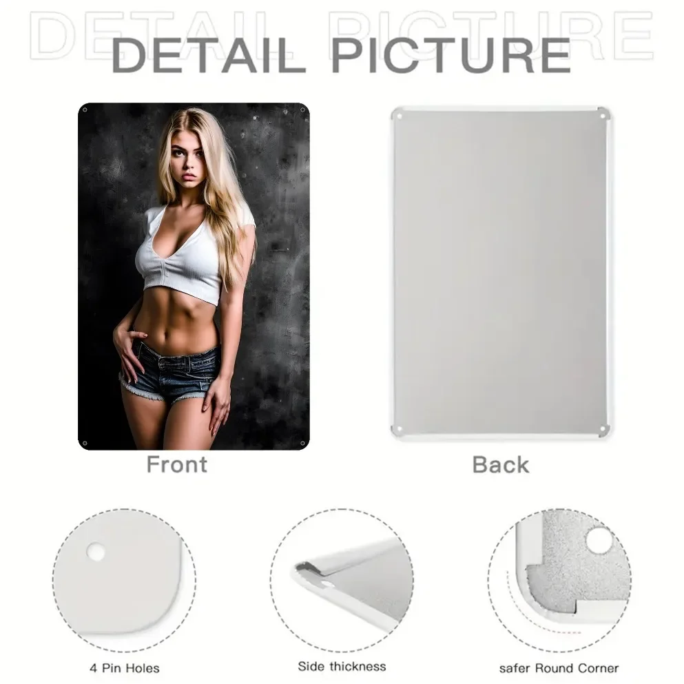 لافتة حائط معدنية من VITRER مقاس 8 × 12 بوصة لديكور المنزل العتيق للنساء هدية أنيقة للترحيب بالمنزل