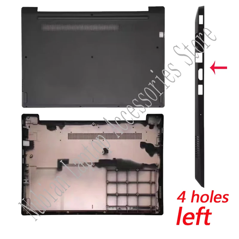 Cubierta trasera LCD para Lenovo V330-14IKB ARR AST V130-14 E43-80 K43C-80, bisel frontal LCD, cojín de Palma, cubierta inferior, bisagra gris