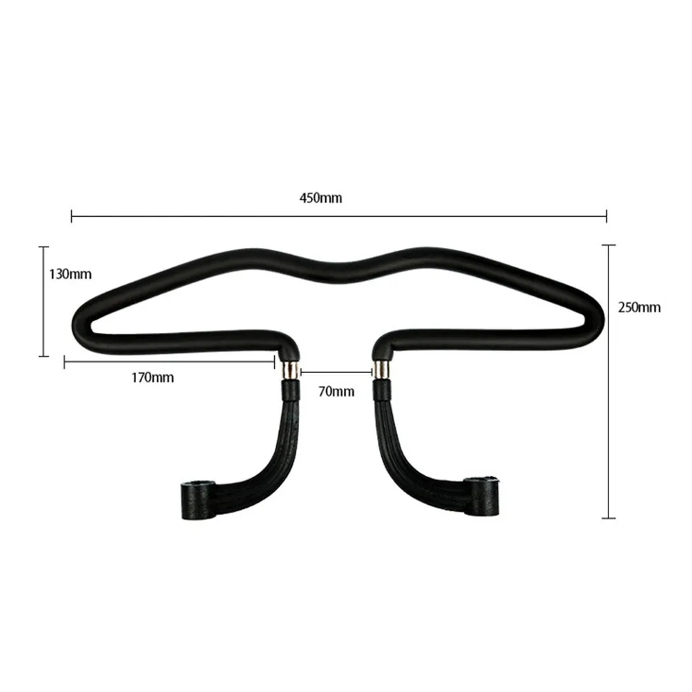 

Вешалка для одежды на подголовник автомобильного сиденья, черная, диаметр 1 см, для курток, пальто, костюмов, шарфов, без заломов