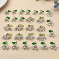 10/30pcs Colorful Lily of the Valley Charms Acrylic Flowers Pendants for DIY Bracelets Necklaces Jewelry Making Accessories