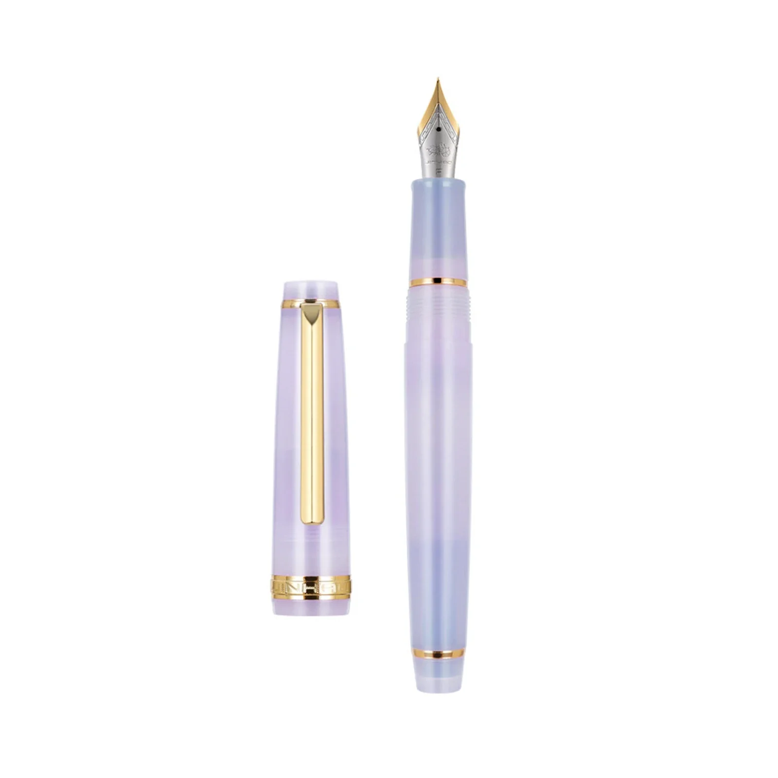 New Jinhao 82 Fountain Pen Acrylic Ink Pen Golden sliver clip 0.5mm F Nibs for Business Office School Supplies Writing ink Pens