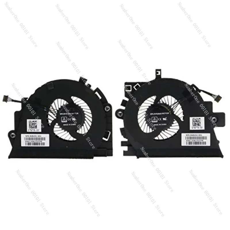 CPU & GPU Cooling Fan for  Zbook 15 G3 848252-001 848251-001