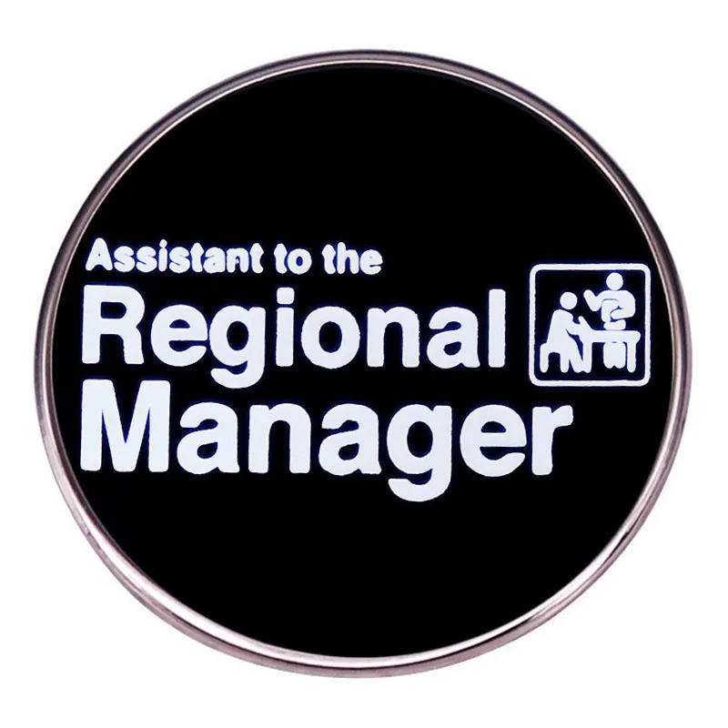 TV Show The Office Enamel Pins Assistant To The Regional Manager Lapel Badge Brooch Jewelry Decoration