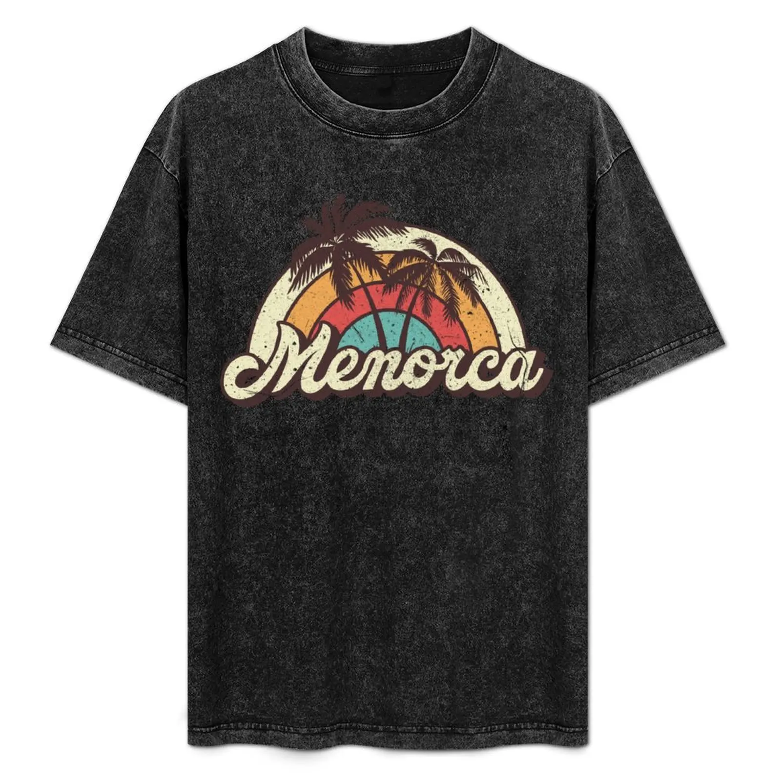 Camiseta de regalo para luna de miel de Menorca, camiseta informal básica de corte regular