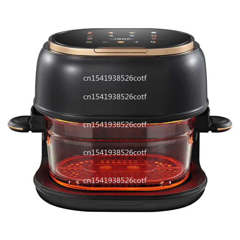 4L Air Fryer New Visual Glass Inner Tank Touch Screen Oven