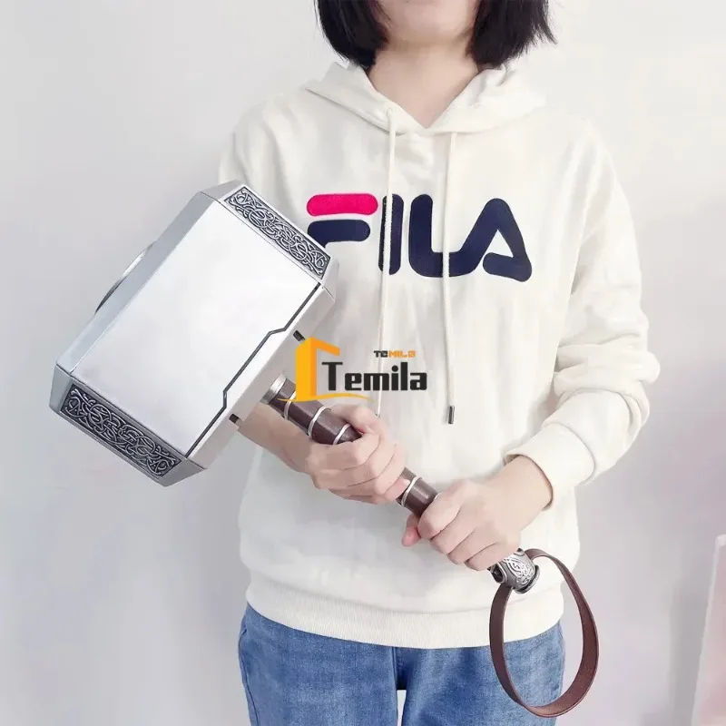 44cm 1/1 Superhero Costume Props Thor Hammer Resin Pendant Cosplay Prop Party Stage Performance Prop Movie Peripherals