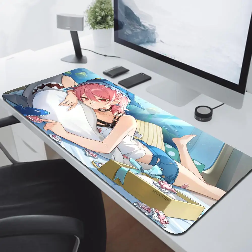 HD Print Painted Game Strinova Mouse Pad Oversized Rubber AntiSlip Keyboard Pad Locked Edge XXL 900x400mm