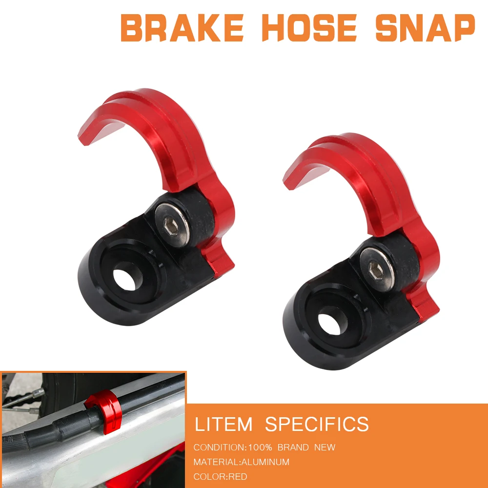 Motorcycle CNC Rear Brake Line Hose Clamp Holder For HONDA XR400R TRX400EX XR650R CRF230L CRF230M CBR250R CRF250L CB300F CBR300R