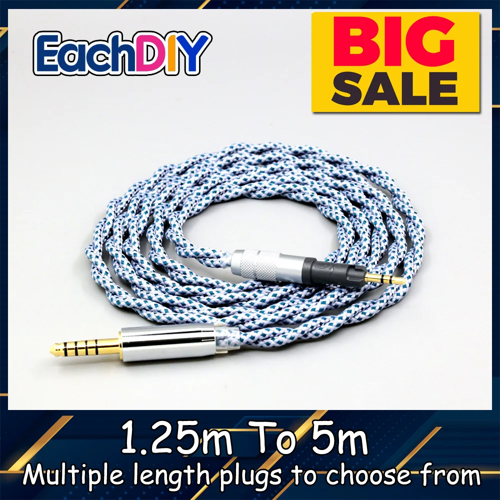 

99% Pure Silver Mix Graphene OCC Shielding Earphone Cable For Audio Technica ATH-M50x ATH-M40x ATH-M70x ATH-M60x LN008665