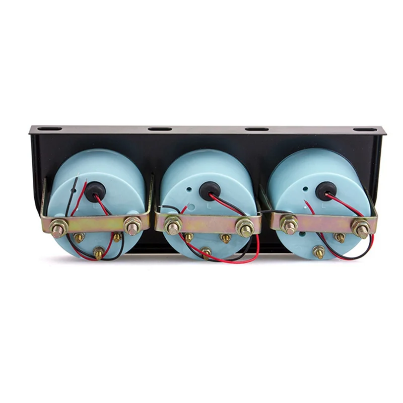

Triple Meter 2 Inches 52MM Car Instrument Three-In-One Water Temperature Oil Pressure Voltage With Sensor