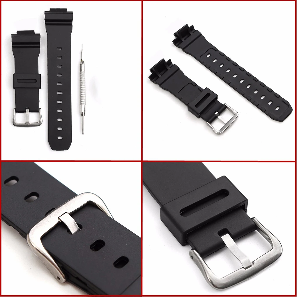 Horlogebandje Compact Formaat Breahable Siliconen Band Metalen Gesp Horloges Accessoires Vervangen Onderdeel Stevige Structuur Horlogebandjes