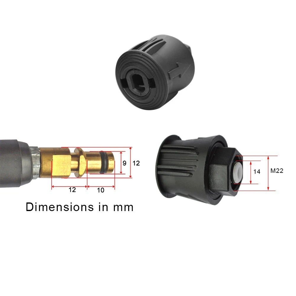 Adattatore di uscita per rondella con connettore per tubo flessibile per idropulitrice ad alta pressione per Karcher K2 K3 K4 K5 K6 K7-T61C