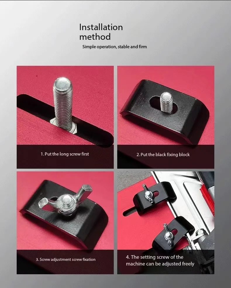 NUOVA Base per macchina da taglio Base in lega di alluminio Lavorazione del legno Macchina per marmo Punzonatrice Base per sega portatile Taglierina per tagliere