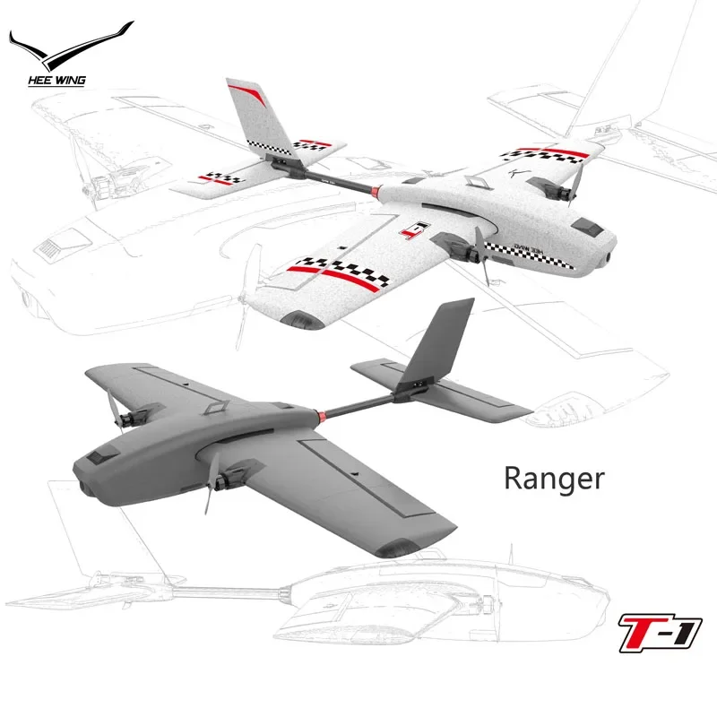 Heewing Ranger T-1 Fpv Fixed Wing Beginner Glider Epp Impact Resistant PNP Pro Dual Motor Rc Aircraft