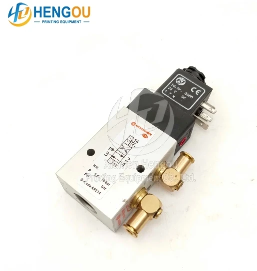 98.184.1051 SM102 CD102 Printing Machine Solenoid Valve 98.184.1051 2625484 6mm Offset Machine Parts