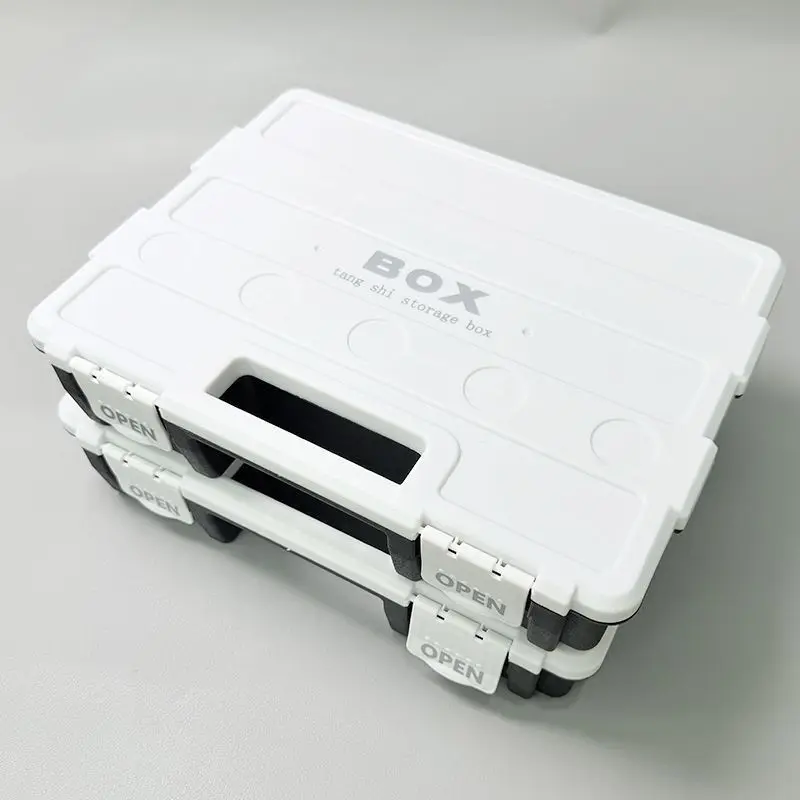 Parts Storage Box, Screw Box, New hardware Tools, Covered Partition, Durable Components, Multi Grid Parts Box