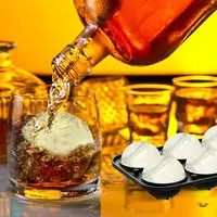 Molde de Hielo de Silicona con Forma de Pelota de Béisbol